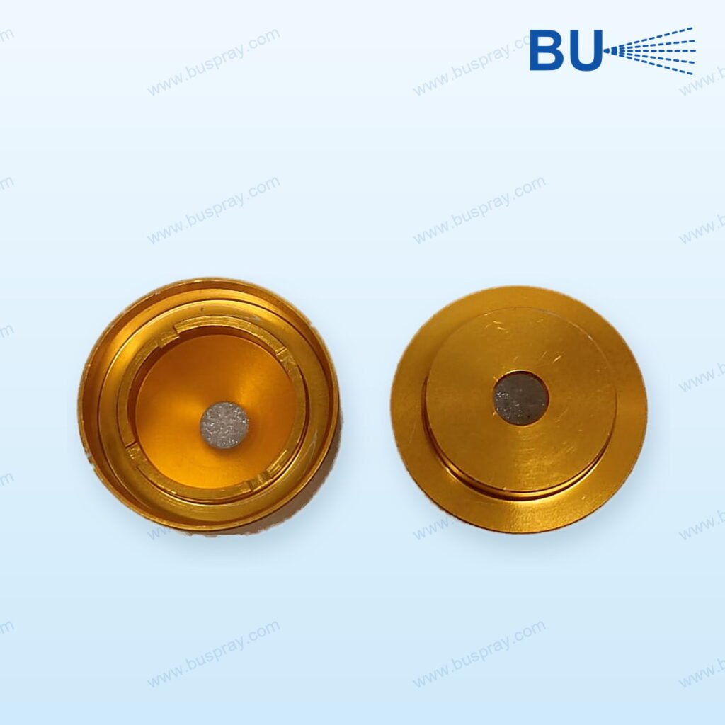 Arc Spray Air Drive Spare: GOLD NOZZLE CAP (Fine/Medium) | Buspray