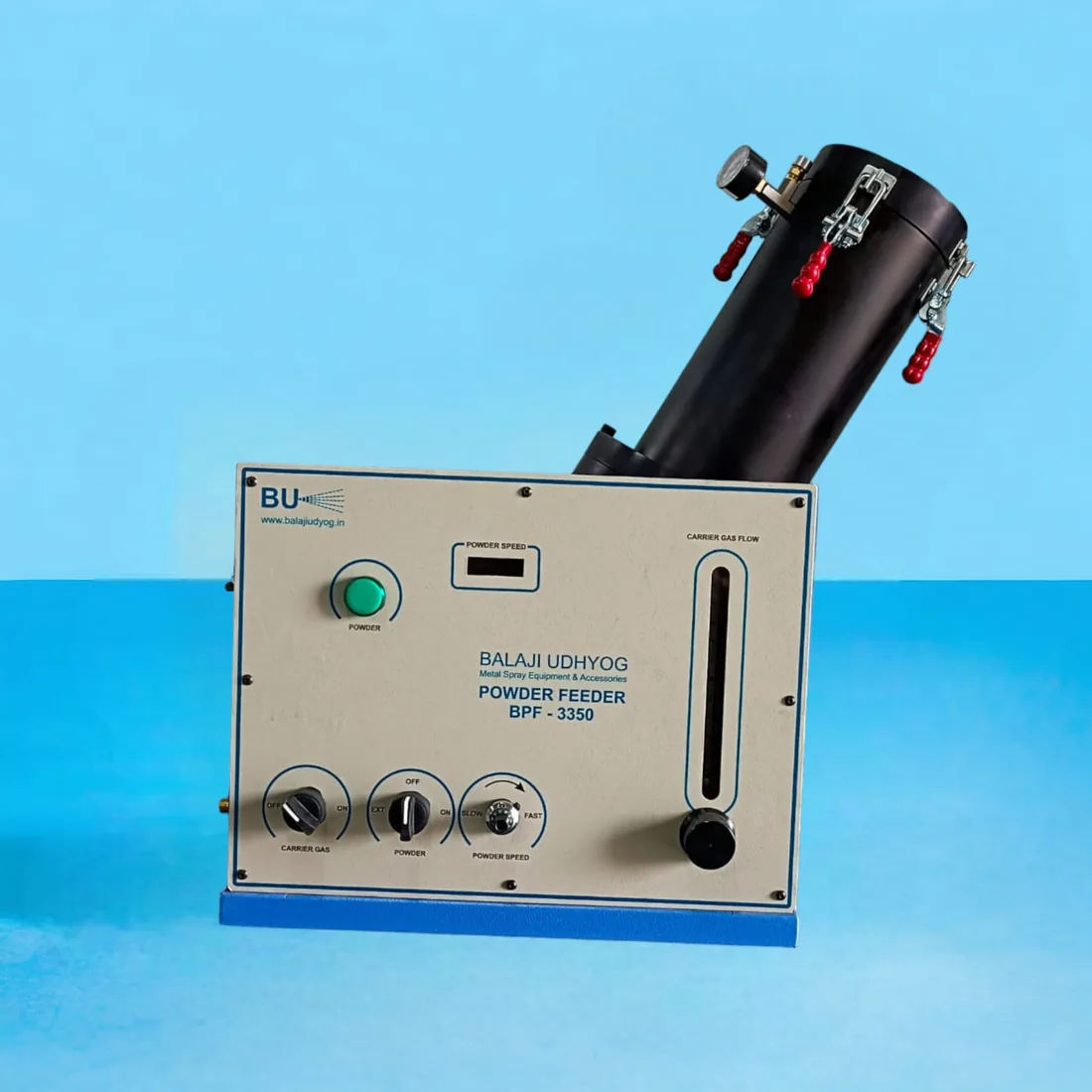Powder flame spray equipment